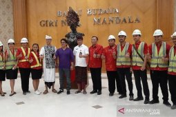 Pembangunan Balai Budaya "Giri Nata Mandala" sudah tahap akhir
