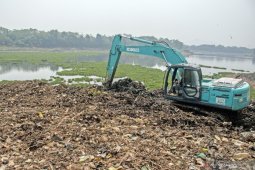 Tumpukan sampah di DAS Citarum mulai menyusut, kata Satgas