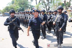 250 Personil Brimob Jambi di BKO ke Papua
