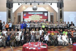 Ditlantas Polda Kalsel kumpulkan  Barisan Pemadam Kebakaran