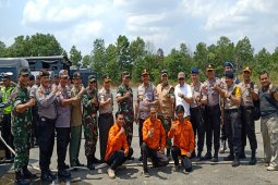 Tim Asistensi dan Supervisi Mabes Polri cek kesiapan penanggulangan karhutla di Kalsel