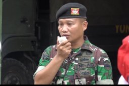 Peserta SMN asal Sulteng naik alutsista panser TNI