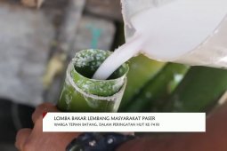 Lomba Bakar Lemang Warga Tepian Batang Kabupaten Paser