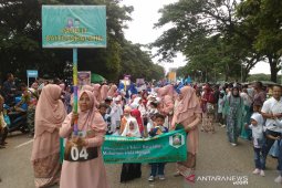 Anak-anak sekolah meriahkan pawai Tahun Baru Hijriah di  Banda Aceh