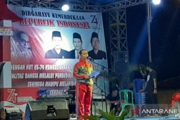 Bupati Bangka, Mulkan minta seluruh kepala OPD budayakan berpantun