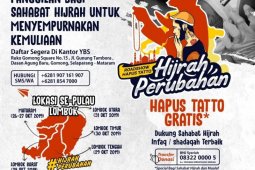 Menjadi viral kegiatan hapus tato gratis digelar di "Pulau Seribu Masjid" Lombok