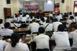 Tegakkan perda, Dinas Pol PP Damkar Gianyar gelar rapat koordinasi