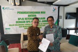Lindungi tenaga kerja sensus, BPJS Ketenagakerjaan dan BPS tandatangani MoU