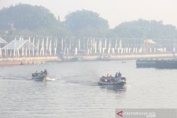 Kota Banjarmasin Di Selimuti Kabut Asap