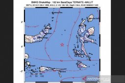 Gempa 5,0 SR melanda Barat Daya Ternate