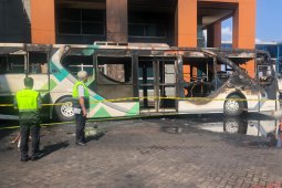 Kasus bus terbakar di Bandara Ngurah Rai diinvestigasi Kemenhub