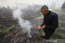 Kebakaran Lahan Gambut Dekat Permukiman