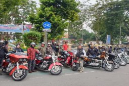 Touring Kemerdekaan HDCI Sumut singgah di Tebing Tinggi