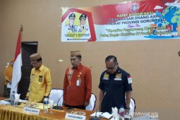 ASN Kesbang Gorontalo hening cipta untuk BJ Habibie