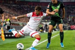 Wolfsburg bermain imbang 1-1 di kandang Dusseldorf