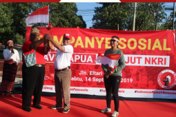 Organisasi kepemudaaan di NTT gelar aksi save  Papua