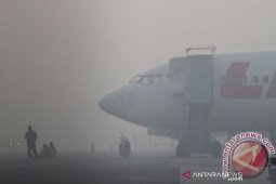 Penerbangan di Palangka Raya hampir lumpuh karena kabut  asap