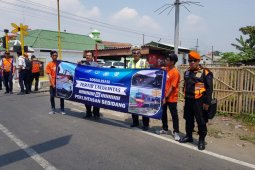 KAI Daop 7 sosialisasikan terpadu keselamatan di perlintasan sebidang di Blitar