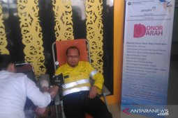 Antam gelar donor darah di HUT Pertambangan dan Energi ke 74