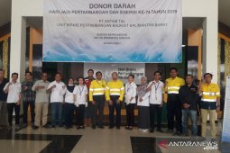 Donor darah Antam UBPB Kalbar bantu kebutuhan masyarakat