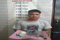 Polisi Salapian Langkat tangkap penjual narkotika