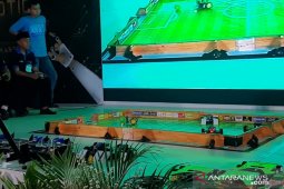 Robot-robot beradu dalam  ASEAN Robotic Day 2019