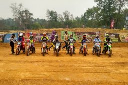 Kejurnas grasstrack, ratusan kroser berlomba di sirkuit permanen JAMS Jambi