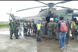 Tim SAR temukan puing diduga pesawat Twin Otter