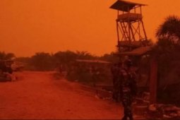Red sky in Jambi was Mie scattering