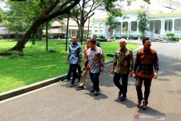 Pimpinan DPR RI bertemu Presiden Jokowi di Istana Merdeka Jakarta