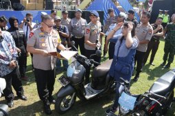 Masyarakat antusias ambil ranmor di "Gebyar Expo Penyerahan Barang Bukti"