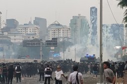 Demo pelajar STM, Polda Metro Jaya lakukan rakayasa lalu lintas di sekitar DPR RI