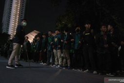 Kawasan GBK jadi lokasi evakuasi mahasiswa "Reformasi Dikorupsi" yang terluka