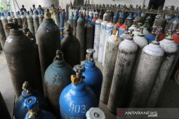Persedian tabung oksigen kebutuhan medis