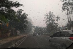 Hujan disambut ungkapan syukur warga Kota Jambi