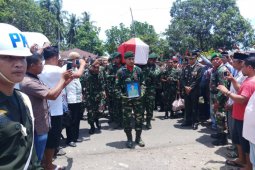 Anggota TNI tewas di Papua dimakamkan ke kampung halamannya di Tidore Kepulauan