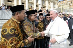 Ansor sampaikan dokumen Deklarasi Islam untuk Kemanusiaan kepada Paus di Vatikan