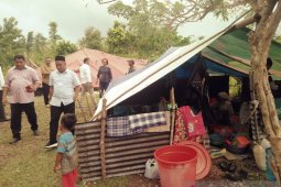 Kondisi warga tiga desa di pengungsian sangat memprihatinkan