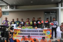 Polda Kalbar musnahkan 28,5 kilogram sabu-sabu