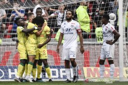 Liga Prancis, Lyon dikalahkan Nantes, enam laga tanpa kemenangan