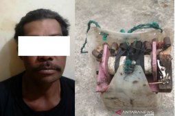Polsek Kandangan tangkap pelaku penyetrum ikan