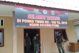Kodim 0414 Belitung dirikan posko TMMD ke-106