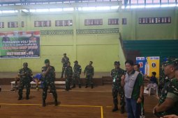 Turnamen bola voli Dandim Cup meriahkan HUT TNI di Kapuas Hulu