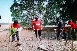 DEKLARASI PENANAMAN POHON MANGROVE DAN PELEPAS LIARAN KEPITING BERTELUR