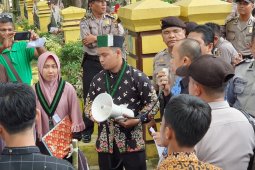HMI  unjukrasa ke DPRD Langkat