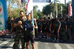 HUT TNI, Serka Dewa Astawa berlari sejauh 374 Km