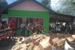 Polres musnahkan barang bukti minuman keras di Limboto
