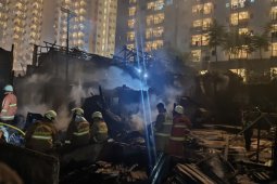 Akibat gas bocor, 20 rumah di Cawang Atas terbakar