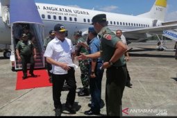 Menhan kunjungi pengungsi korban kerusuhan Wamena di Jayapura
