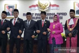 Pimpinan definitif DPRD Kabupaten Bekasi dilantik